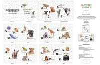 
              Alphabet Animals Fabric Book Panel to Sew - QuiltGirls®
            