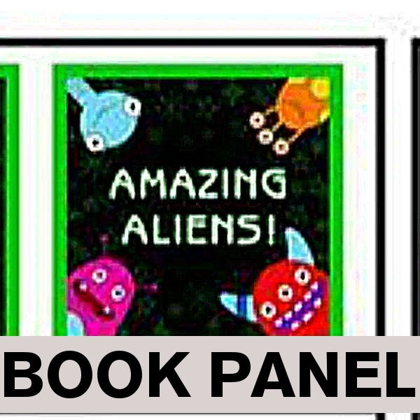Amazing Aliens Fabric Book Panel to Sew - QuiltGirls®