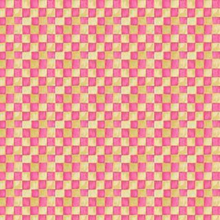 PNK Gift of Friendship Pink Check Fabric to sew - QuiltGirls®