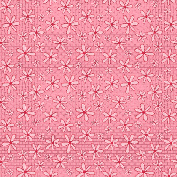 RED Basic Hugs Red Floral Fabric to sew - QuiltGirls®