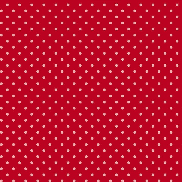 RED Basic Hugs Red Dot Fabric to sew - QuiltGirls®