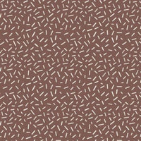 BRN Gingerbread Sprinkles Brown Fabric to sew - QuiltGirls®