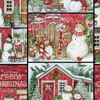 Christmas Santa's Lodge Fabric to Sew - QuiltGirls®