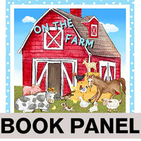 
              Cuddle on the Farm, Minky Fabric Book Panel to sew - QuiltGirls®
            