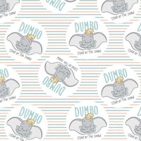 Dumbo Star of the Show White Fabric to sew - QuiltGirls®