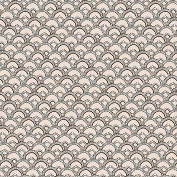 GRY Winter Garden Scalloped  Light Gray Fabric to sew - QuiltGirls®