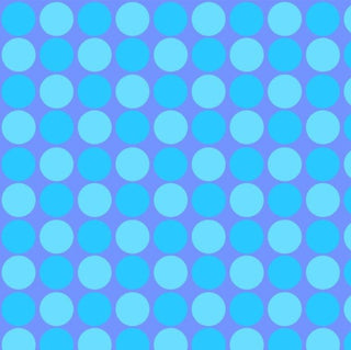 BLU Sunshine Day Blue Dots Fabric to sew - QuiltGirls®