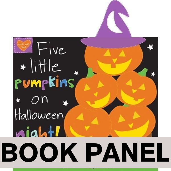 Five Little Pumpkins Fabric Book Panel to sew - QuiltGirls®