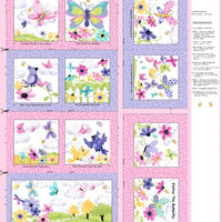 Susybee's Flutter the Butterfly Fabric Book Panel to sew - QuiltGirls®