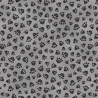 All You Need is Love and a Cat Paw Print Gray Fabric to sew - QuiltGirls®