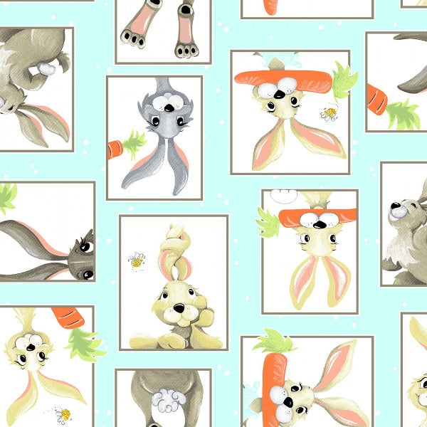Susybee's Harold the Hare Patch Fabric to sew - QuiltGirls®
