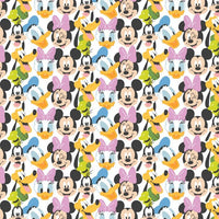 (Remnant 18") Mickey Here Comes the Fun Fabric to sew - QuiltGirls®