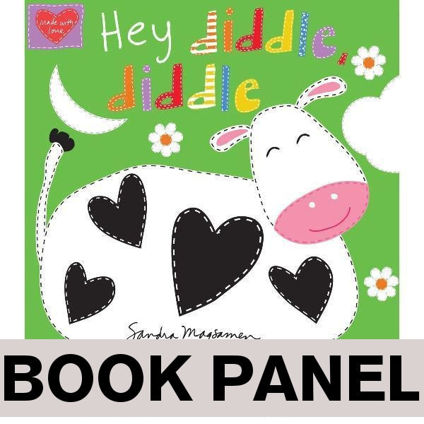 Hey Diddle Diddle Fabric Book Panel to sew - QuiltGirls®