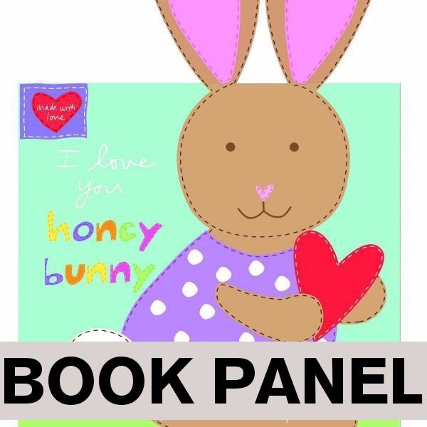 Honey Bunny Fabric Book Panel to sew - QuiltGirls®
