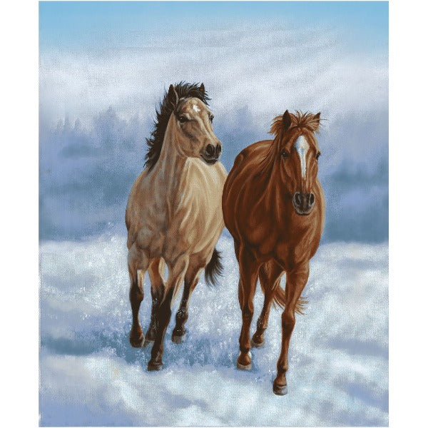 Horse Whisperer Quilt Panel to sew - QuiltGirls®