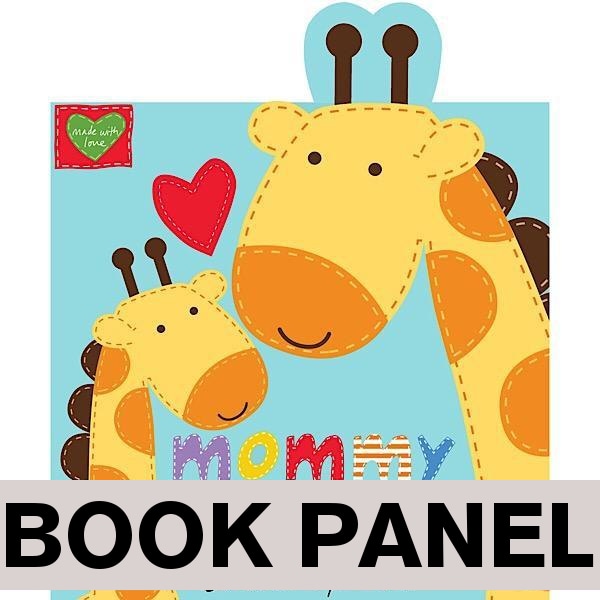 Mommy and Me Fabric Book Panel to sew - QuiltGirls®