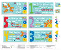 
              Kiss Kiss Little Fish Fabric Book Panel to sew - QuiltGirls®
            