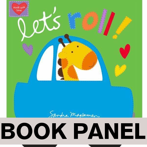 Let's Roll Fabric Book Panel to sew - QuiltGirls®