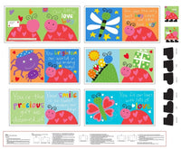 
              Our Little Love Bug Fabric Book Panel to sew - QuiltGirls®
            