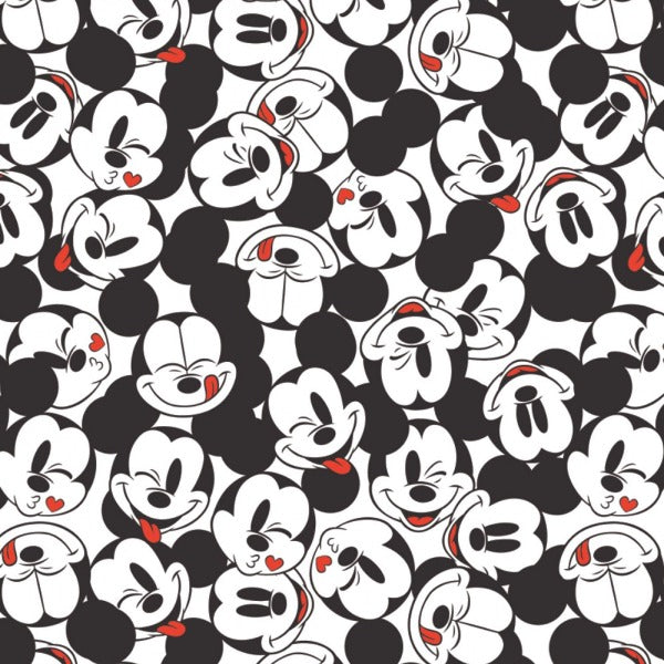 Mickey Tossed Stacked Fabric to sew - QuiltGirls®