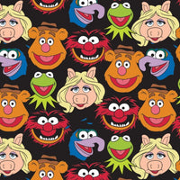 The Muppets Cast on Black Fabric to Sew - QuiltGirls®