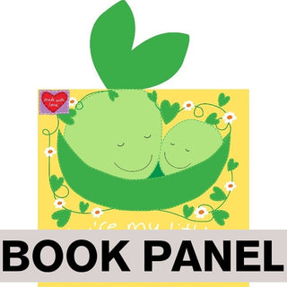 You're My Little Sweet Pea Fabric Book Panel to sew - QuiltGirls®