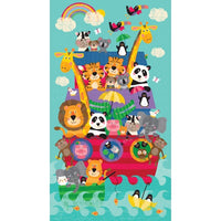 Noah and Friends Quilt Panel to sew - QuiltGirls®