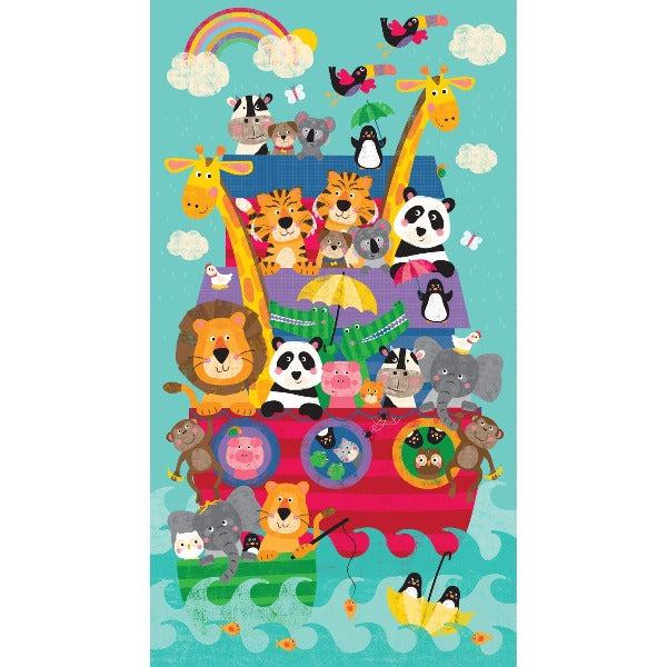 Noah and Friends Quilt Panel to sew - QuiltGirls®