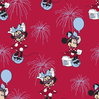 Patriotic Minnie Mouse Fabric to sew - QuiltGirls®