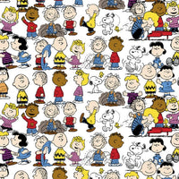 (Remnant 18") Peanuts Gang Fabric to sew - QuiltGirls®