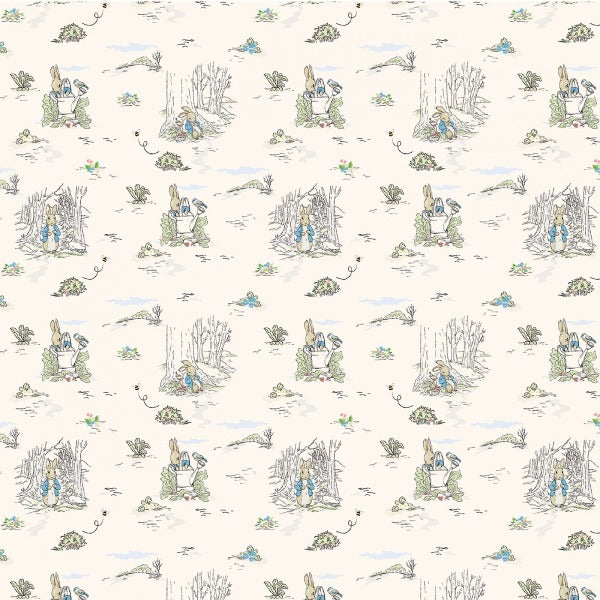 Peter Rabbit Outdoors Adventures Digital Fabric to sew - QuiltGirls®