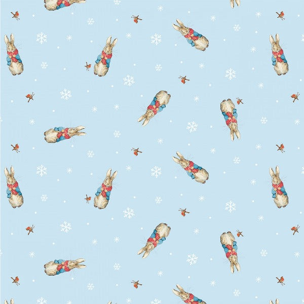 Peter Rabbit Wooly Scarf Digital Fabric to sew - QuiltGirls®