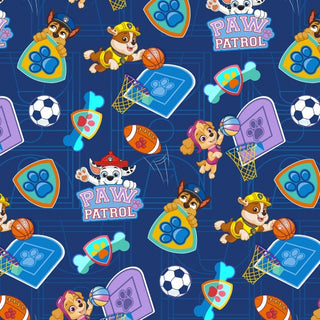 Paw Patrol Sporty Pups Digital Fabric to sew - QuiltGirls®