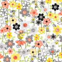 Susybee's Sweet Bees and Flowers Fabric to sew - QuiltGirls®