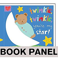 Twinkle Twinkle You're My Star Fabric Book Panel to sew - QuiltGirls®