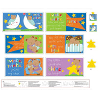 
              Twinkle Twinkle You're My Star Fabric Book Panel to sew - QuiltGirls®
            