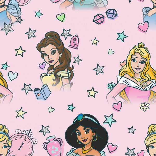 Cinderella Snow White and Aurora Princess Disney Pillow panel fabric to sew