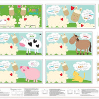 Where's Llama's Mama Fabric Book Panel to sew - QuiltGirls®