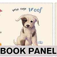 Who Says Woof? Fabric Book Panel to Sew - QuiltGirls®