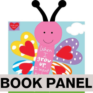 When I Grow Up Fabric Book Panel to sew - QuiltGirls®